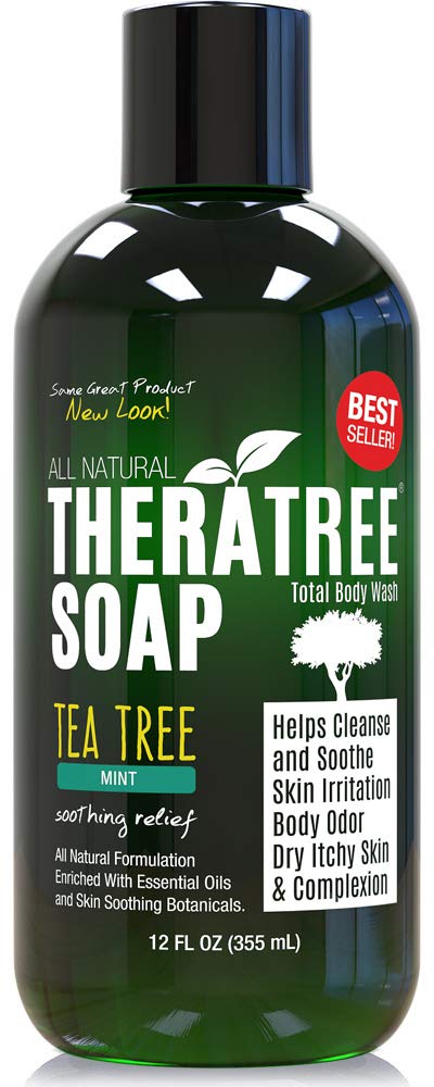 Oleavine TheraTree Soap tea tree total body wash bottle