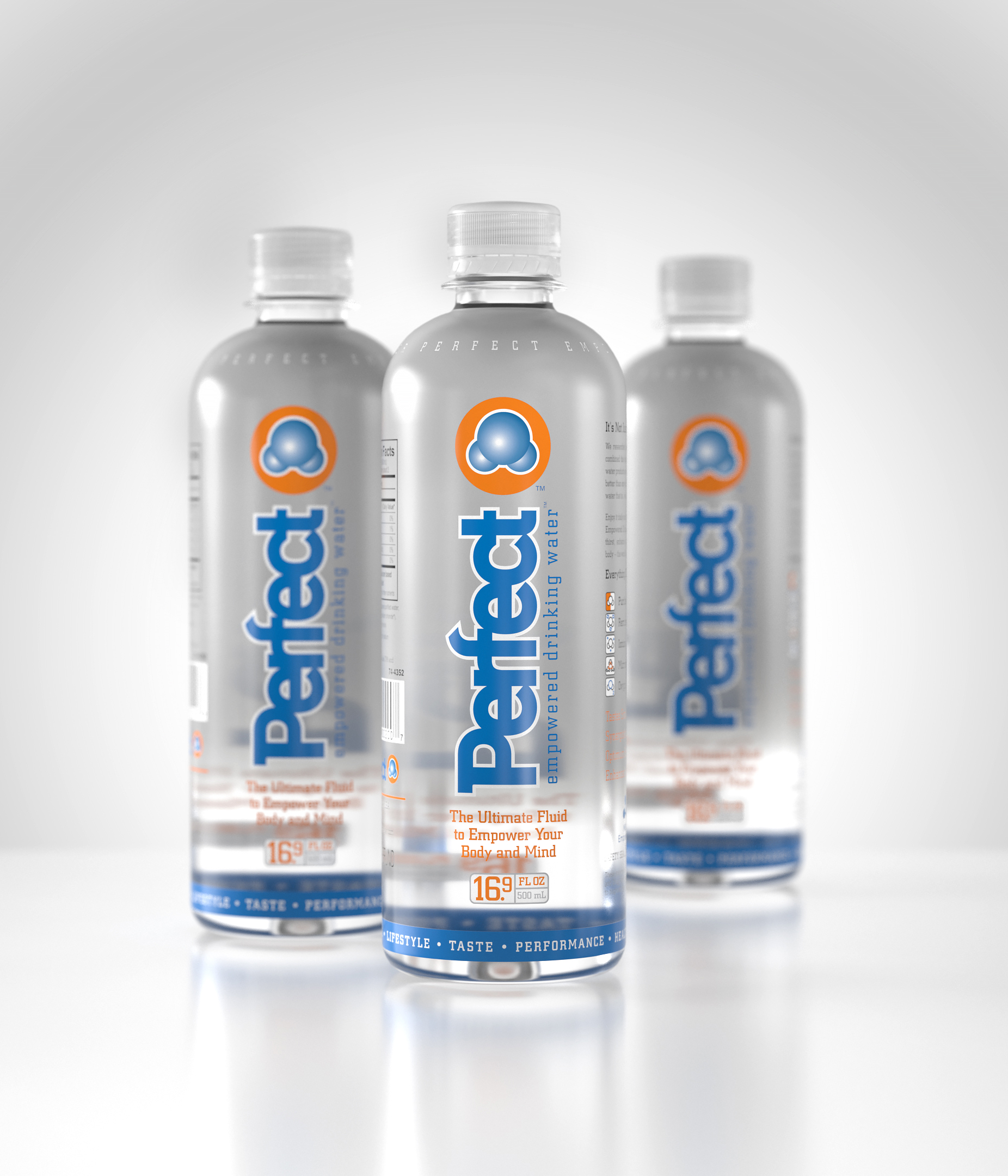 Perfect Water 500 mL enhanced drinking water bottles